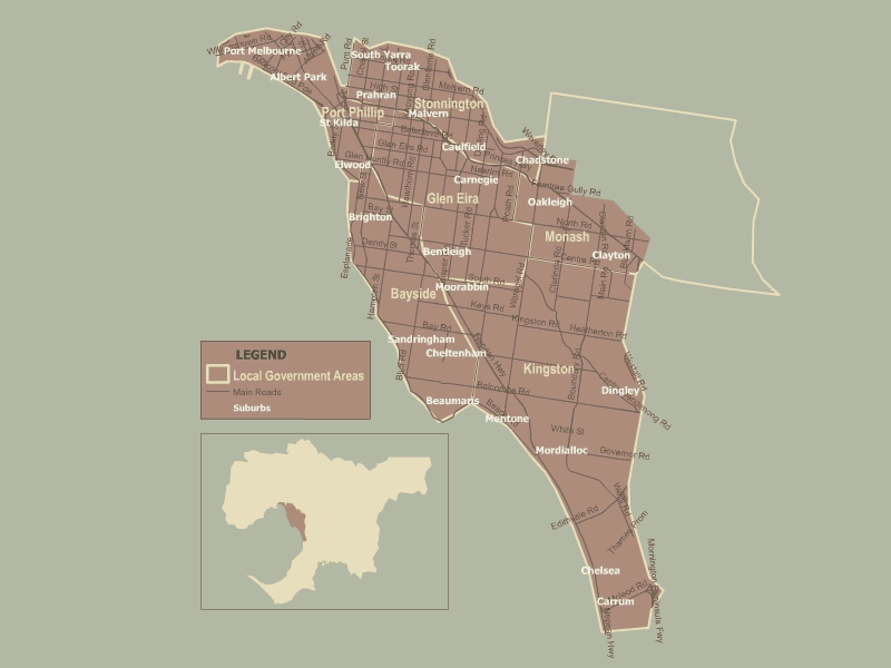 Detailed map