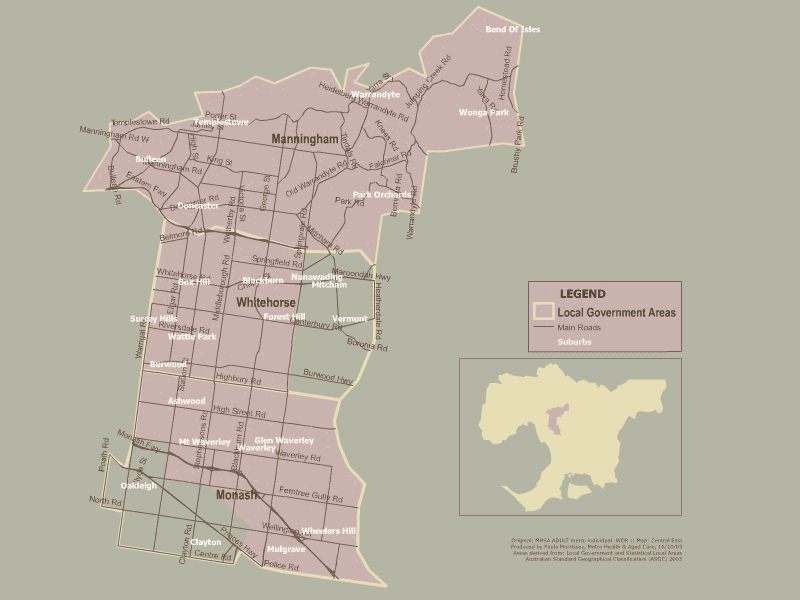 Detailed map