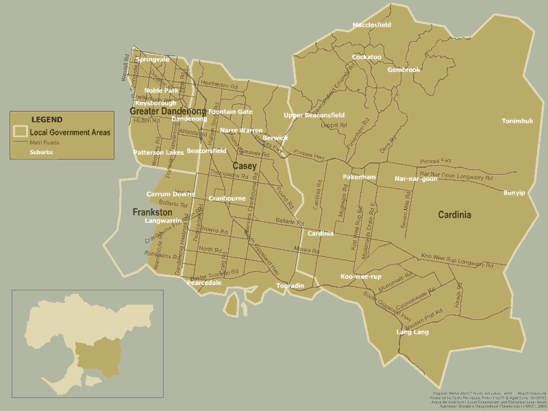 Detailed map