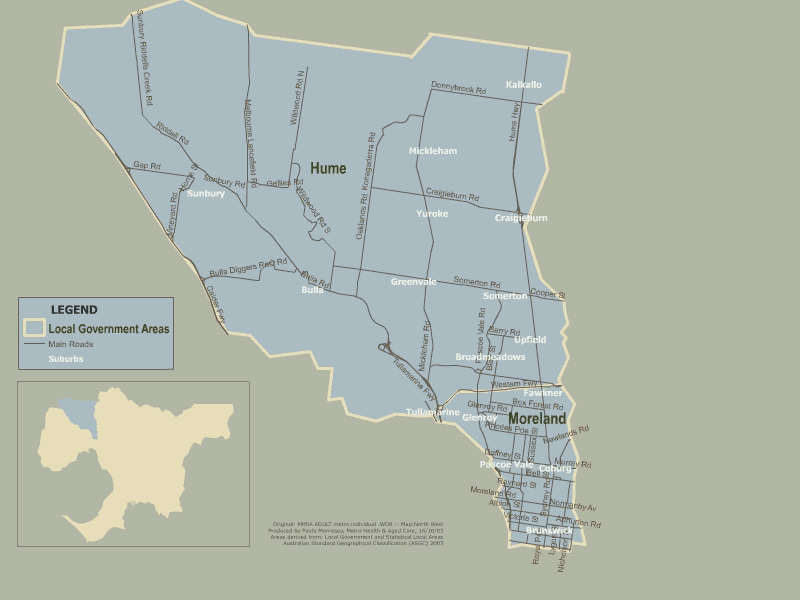 Detailed map