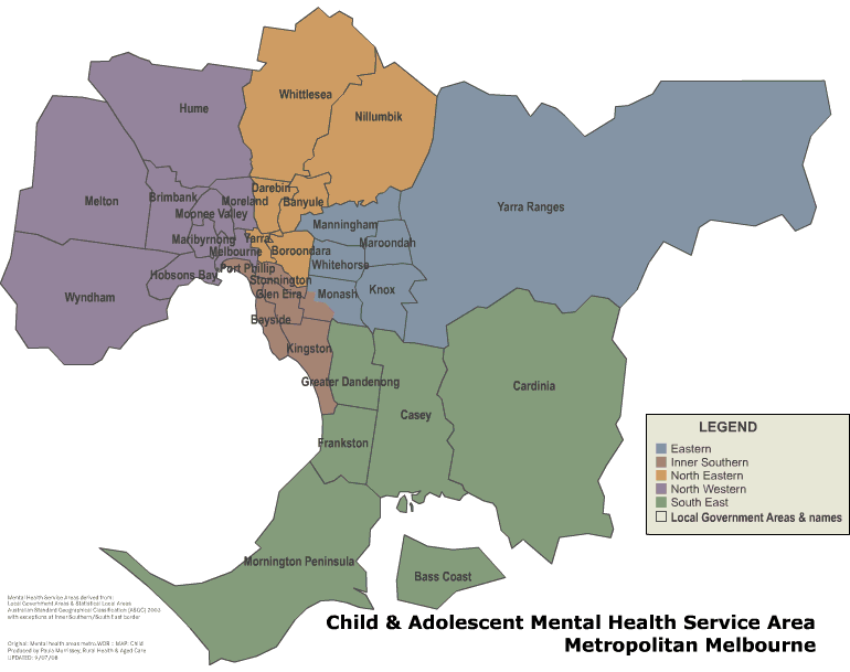 Mental Health Child Metro Areas