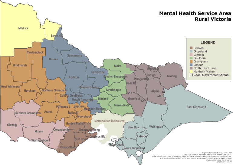 Mental Health Services Victorian Government Health Information Australia